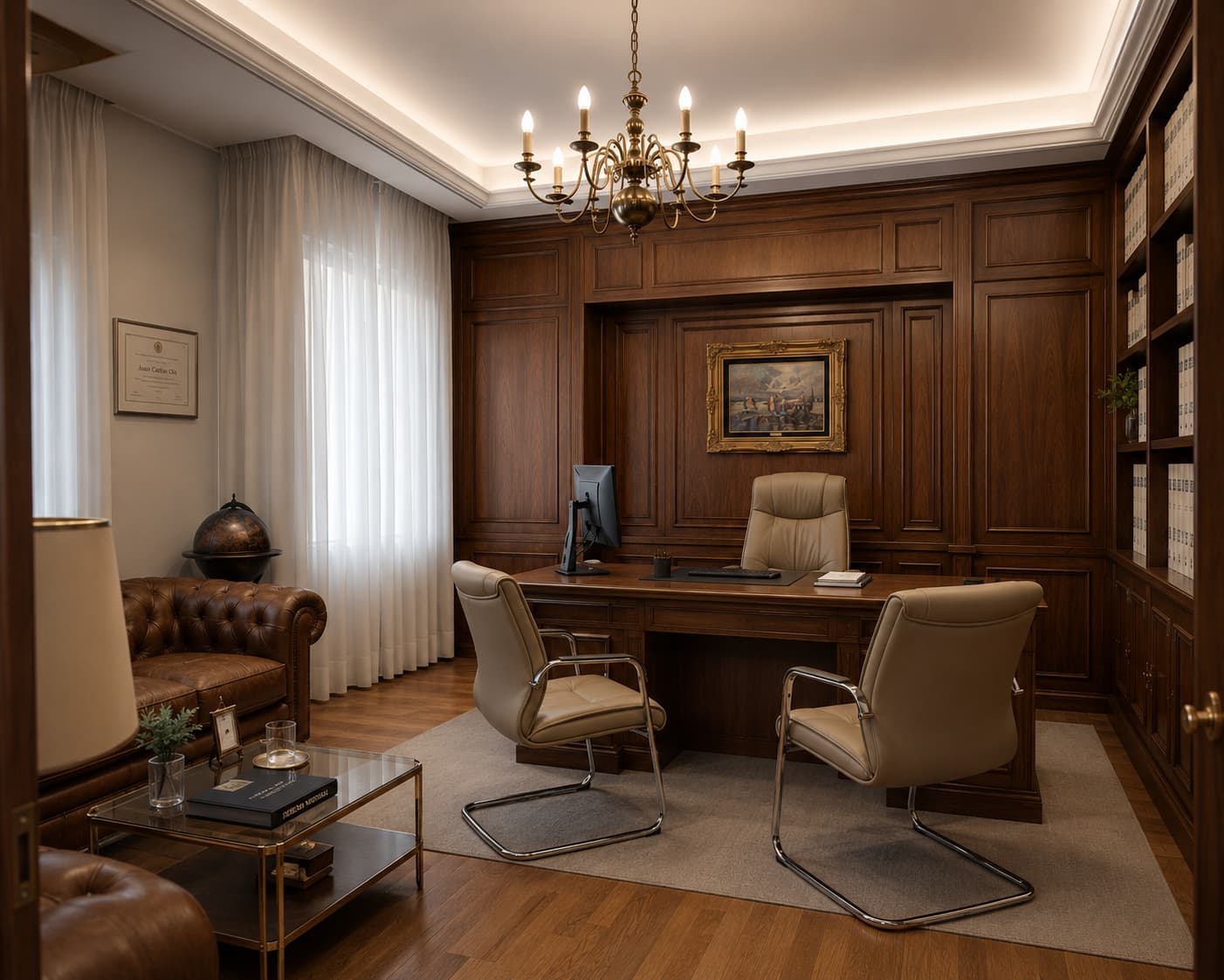 Office of notary Elena García-Argüelles Farpón at Notaría Uría 20, Oviedo